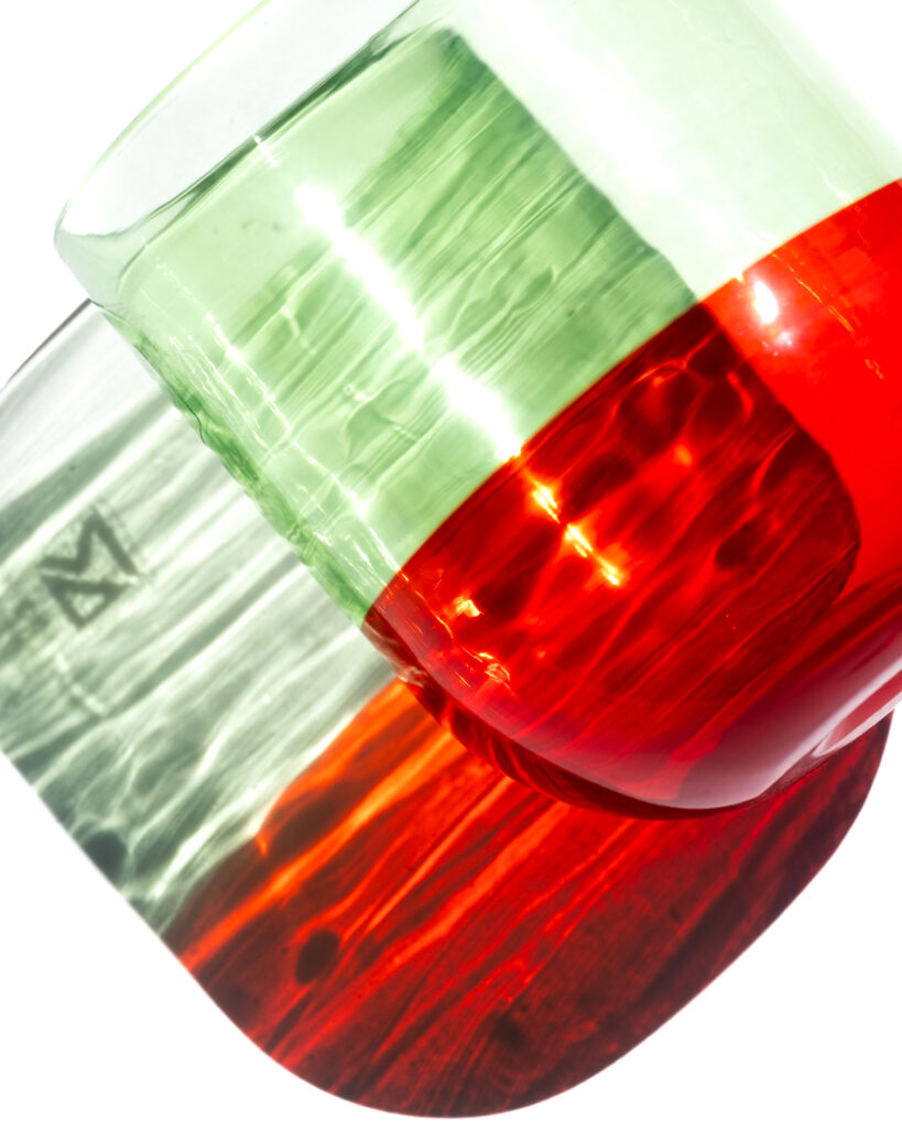 Murano glass tumblers