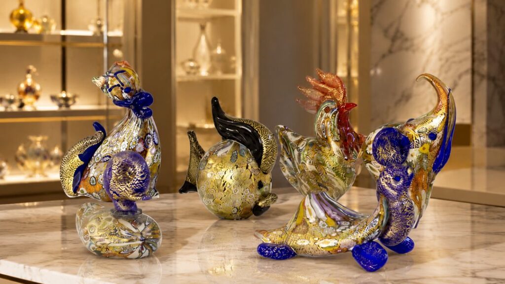 Animali in vetro di Murano artigianali realizzati da Vetreria Murano Design